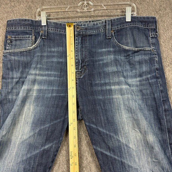 AG Adriano Goldschmied The Protégé Straight Leg Jeans Mens 40x34 Distressed - Picture 14 of 16